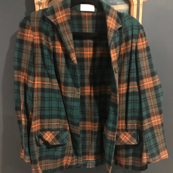 Vintage Pendleton wool plaid blazer - Picture 3 of 8